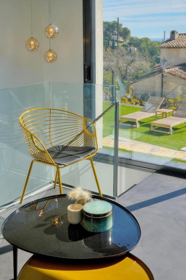 Immogroom - Superbe Villa - Piscine - Vue Mer - Parking - Clim Vallauris Exterior foto