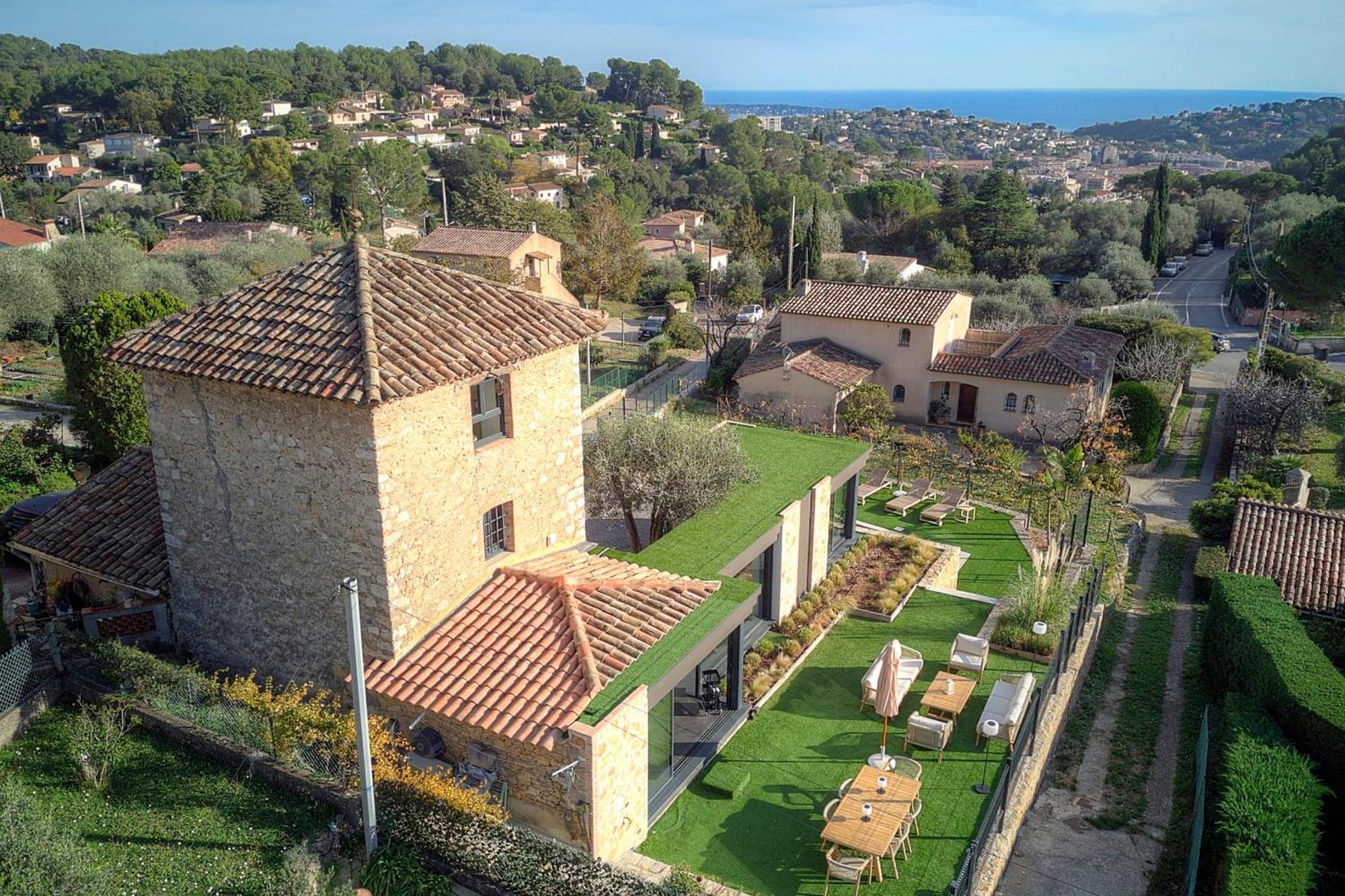 Immogroom - Superbe Villa - Piscine - Vue Mer - Parking - Clim Vallauris Exterior foto